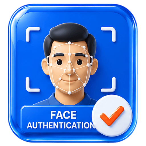 Face authentication icon